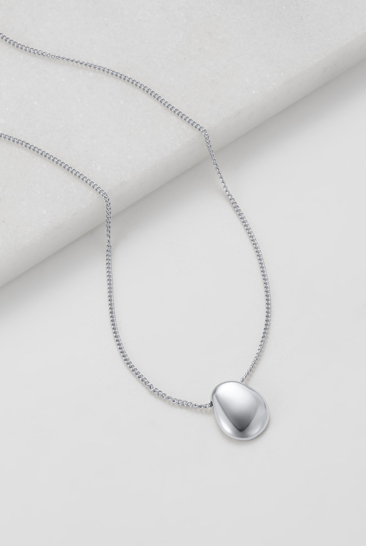 Silver Clare Necklace — Zafino Australia (1 of 5)