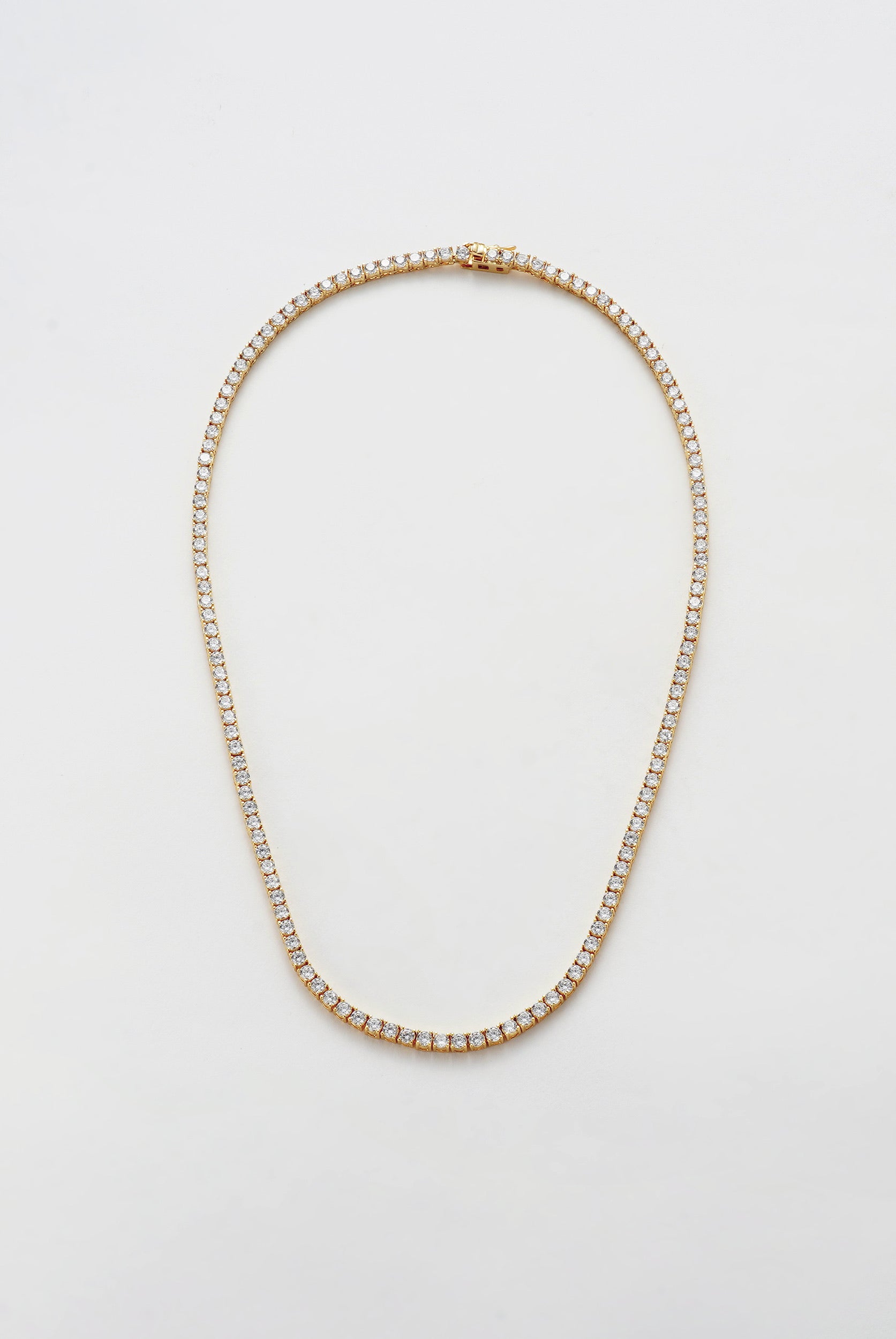 Dani Tennis Necklace - Gold
