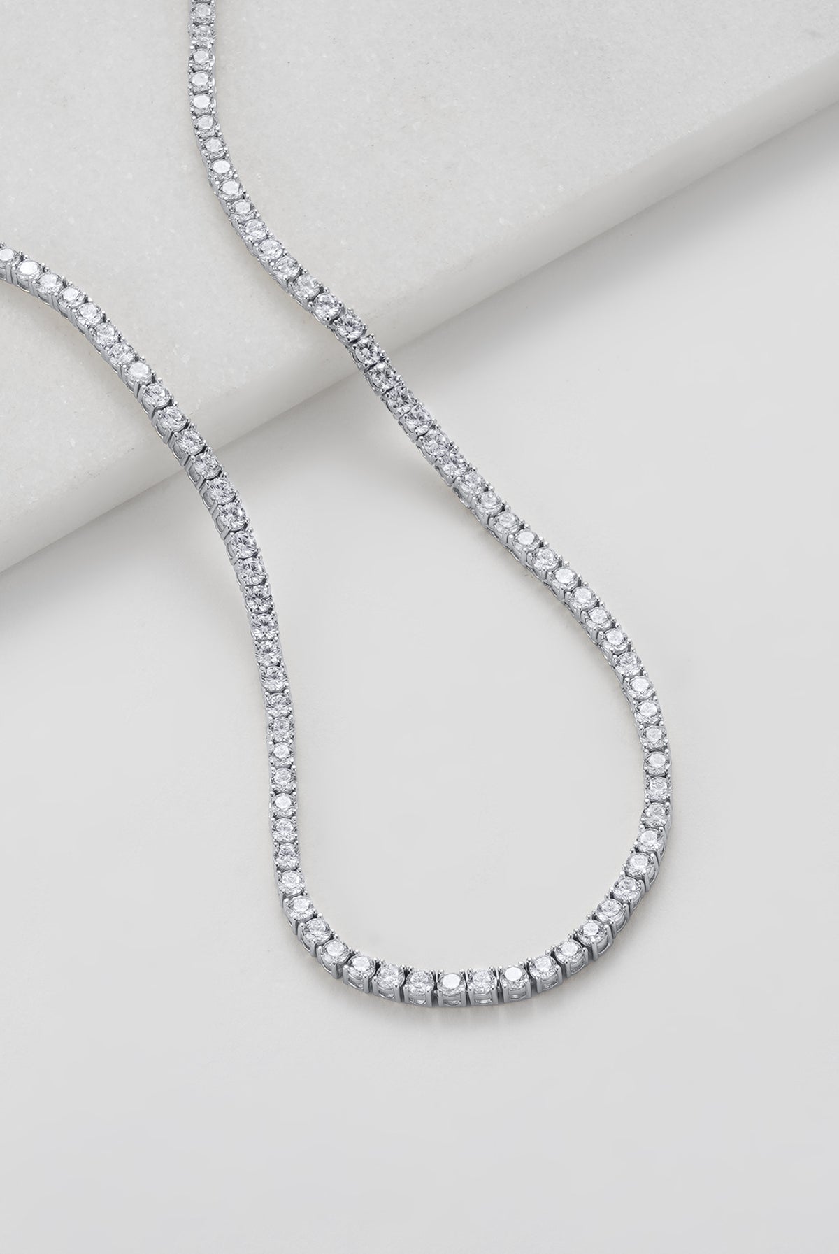 Silver Dani Tennis Necklace — Zafino Australia (1 of 6)