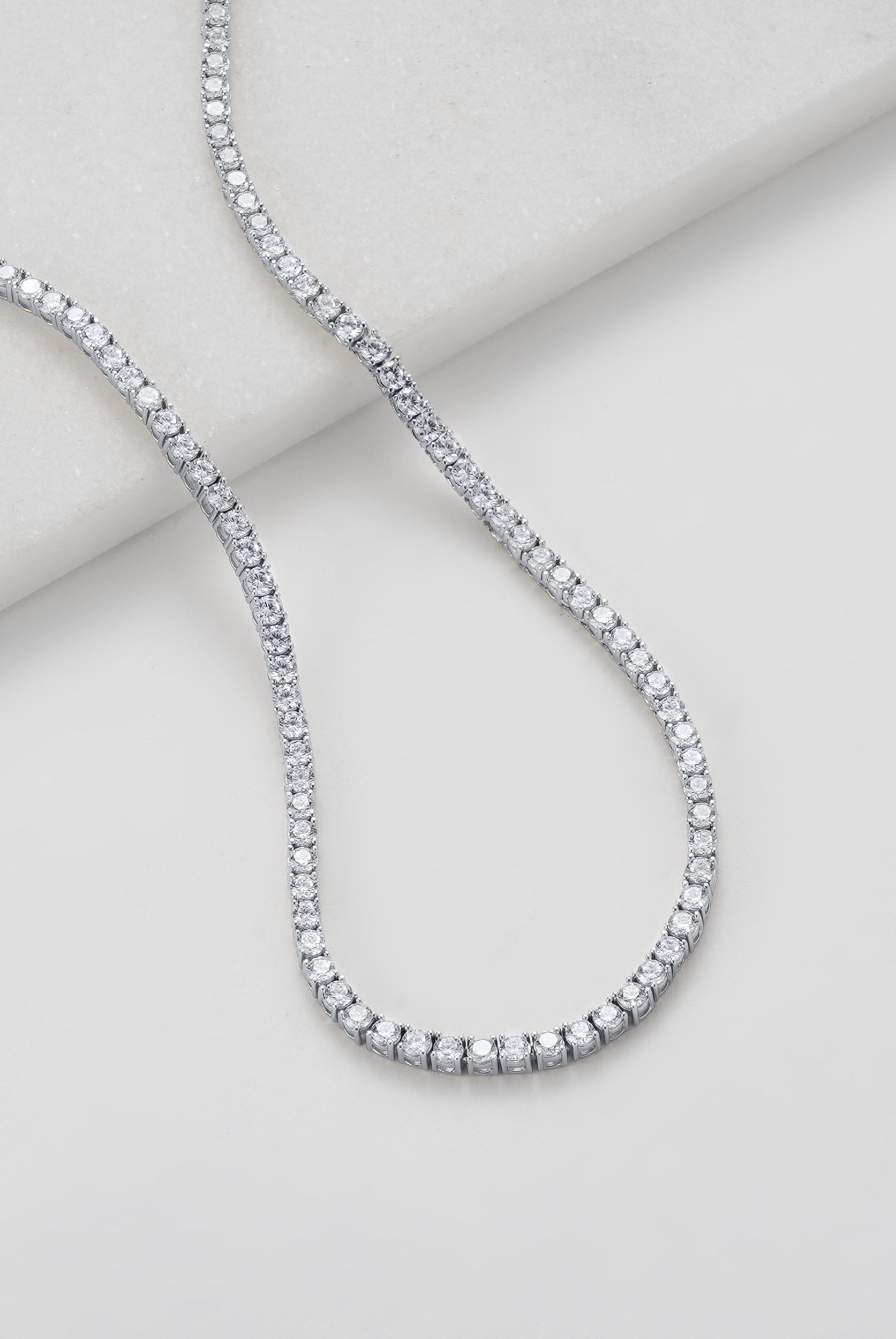 Dani Necklace - 50cm / Silver