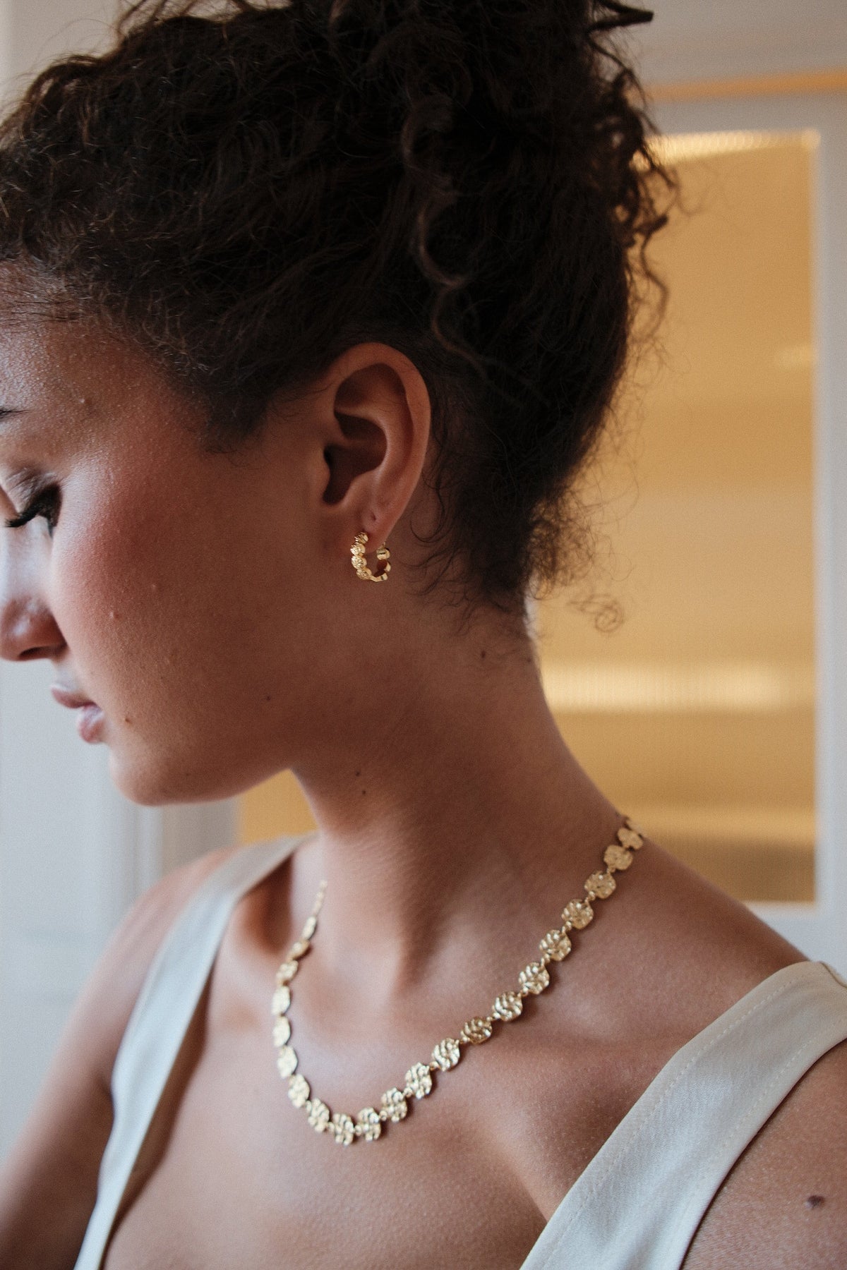 Gold Josie Hoop — Zafino Australia (5 of 6)