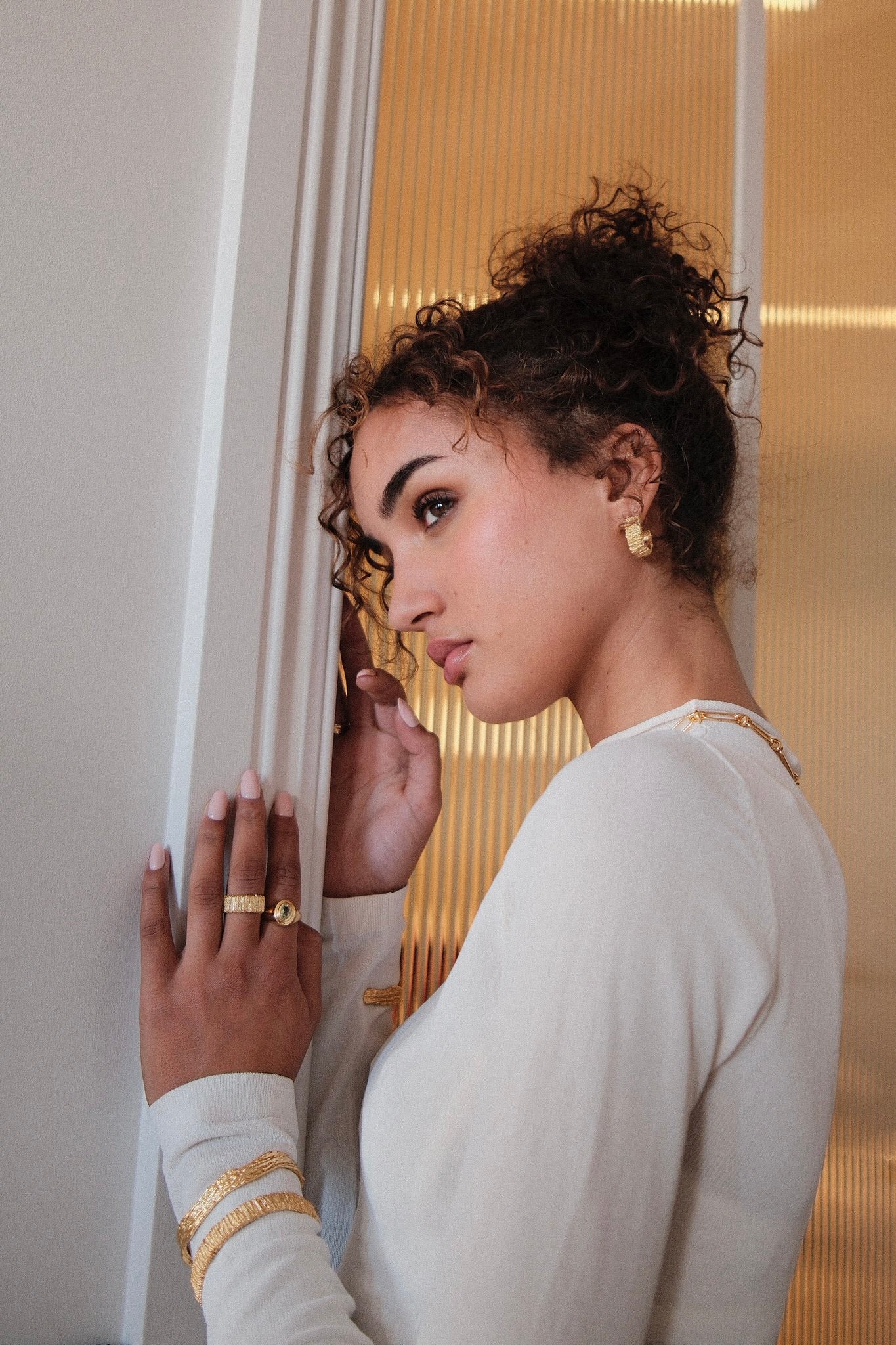 Ophelia Hoop - Gold