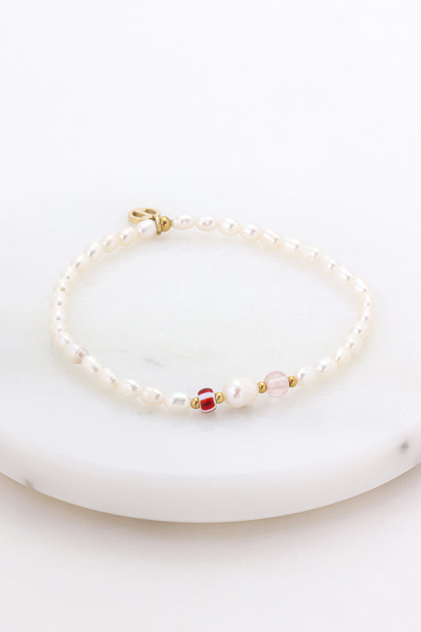 Amber Bracelet - Blush / Gold