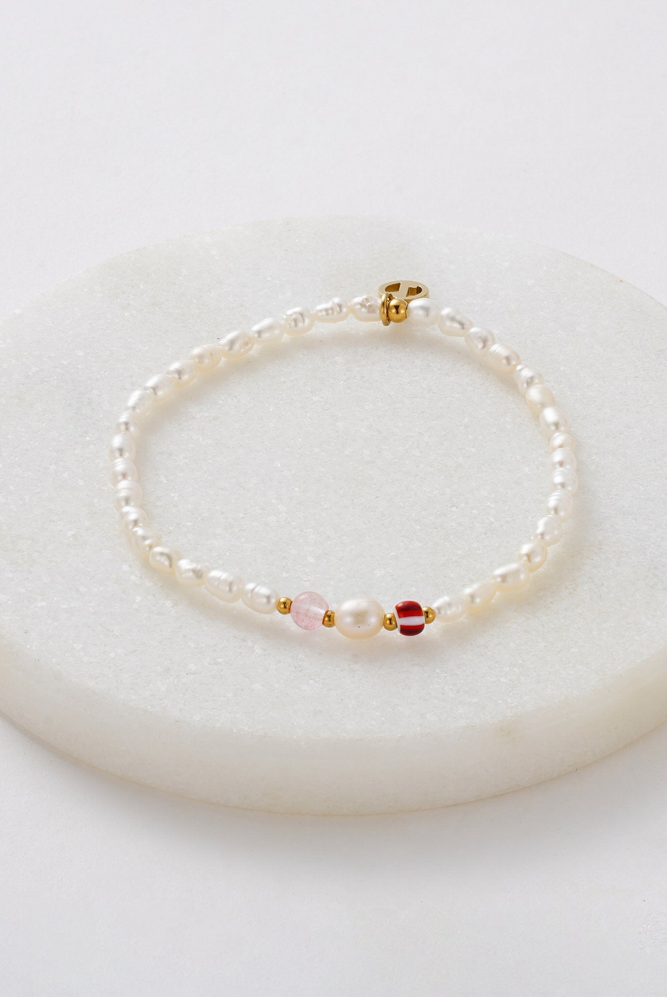 Amber Bracelet - Blush / Gold