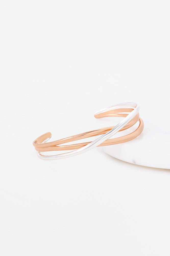 Cara Bracelet - Silver / Rose