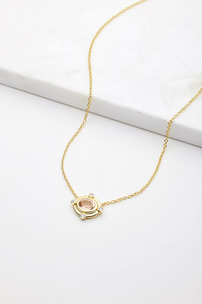 Chloe Necklace - Morganite