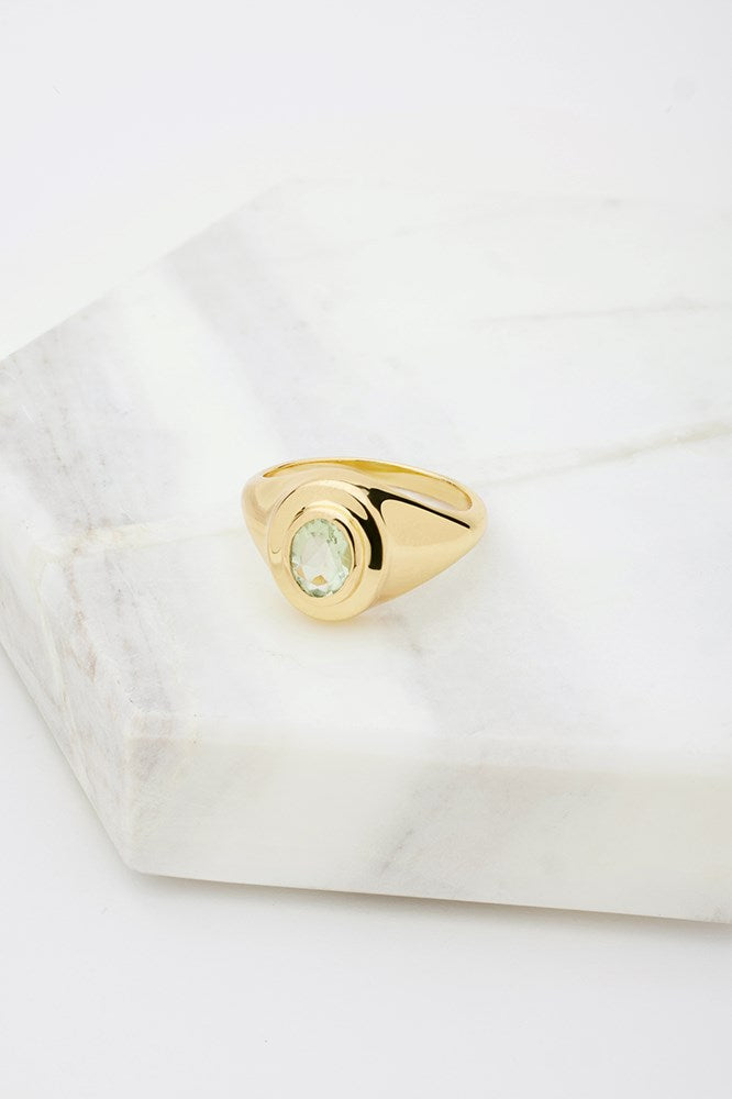 Alex Ring - Green Amethyst