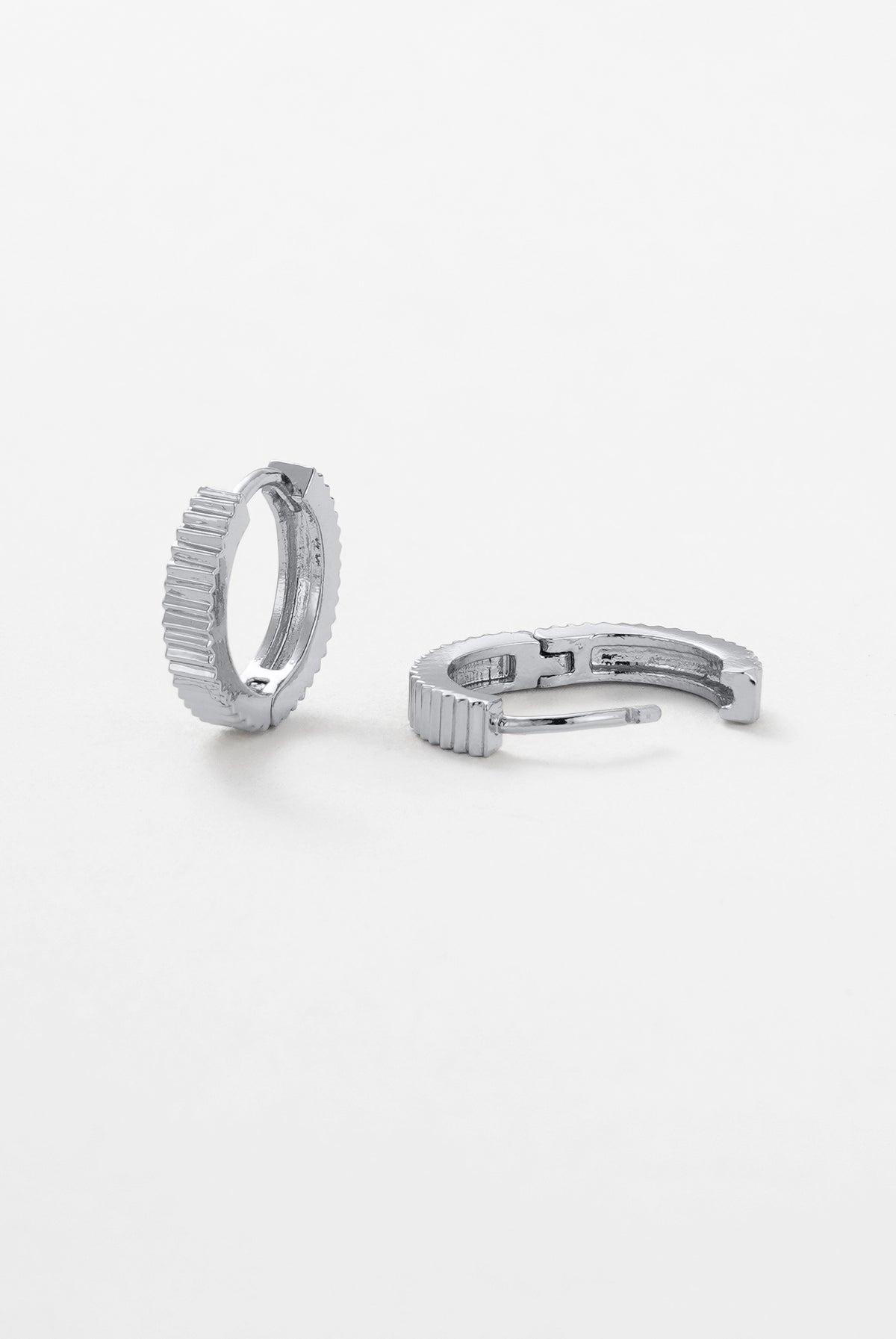Silver Willow Huggie — Zafino Australia (1 of 4)