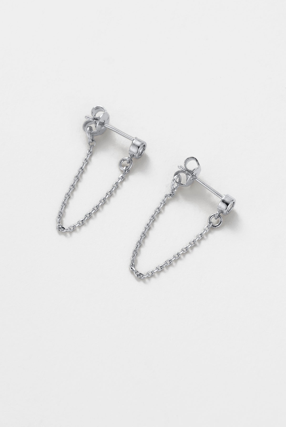 Silver Crystal Chain Wrap Earring — Zafino Australia (1 of 5)