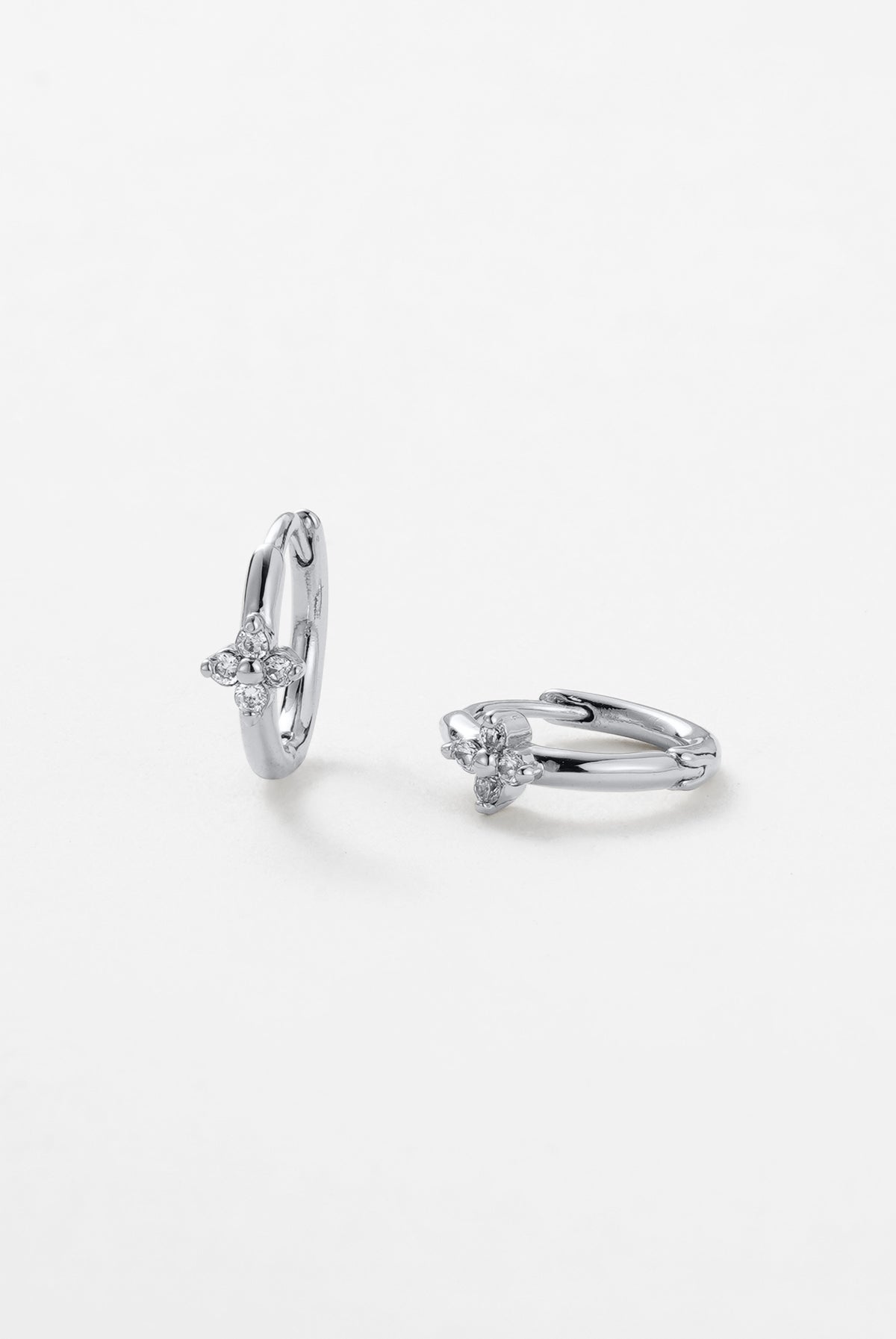 Silver Ivy Huggie — Zafino Australia (1 of 4)