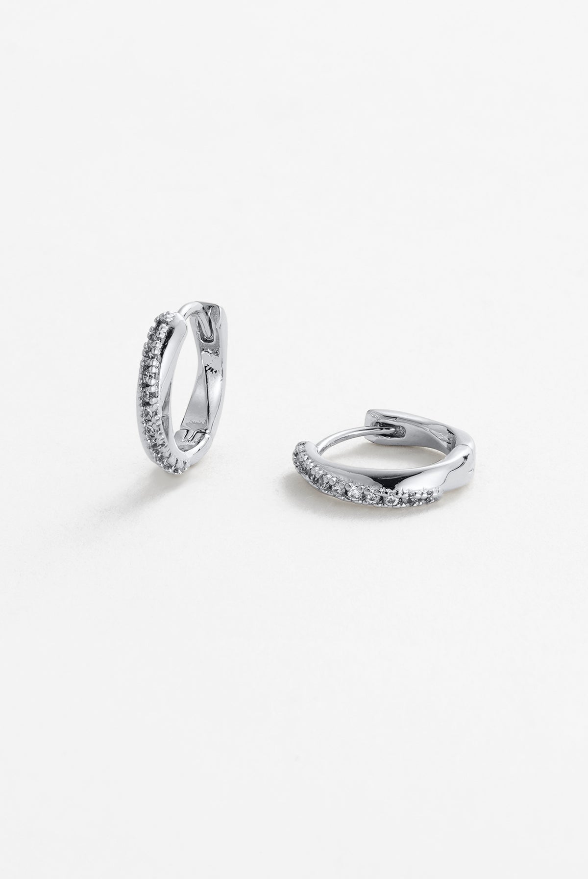 Silver Celeste Huggie — Zafino Australia (1 of 4)