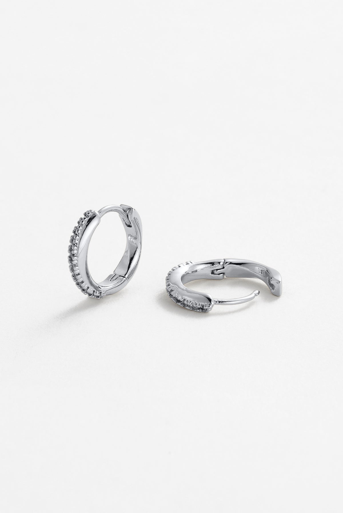 Silver Celeste Huggie — Zafino Australia (4 of 4)