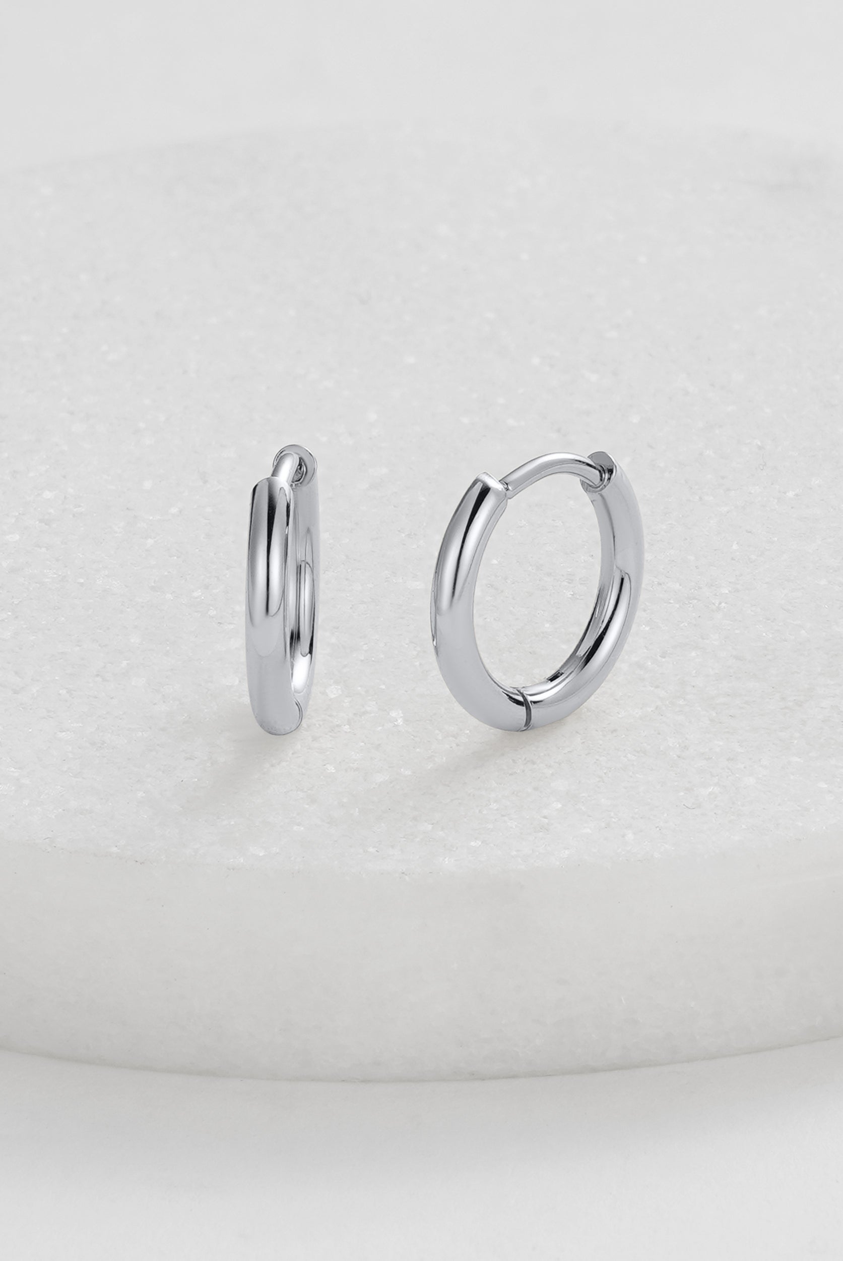 Delilah hoop - Small / Silver