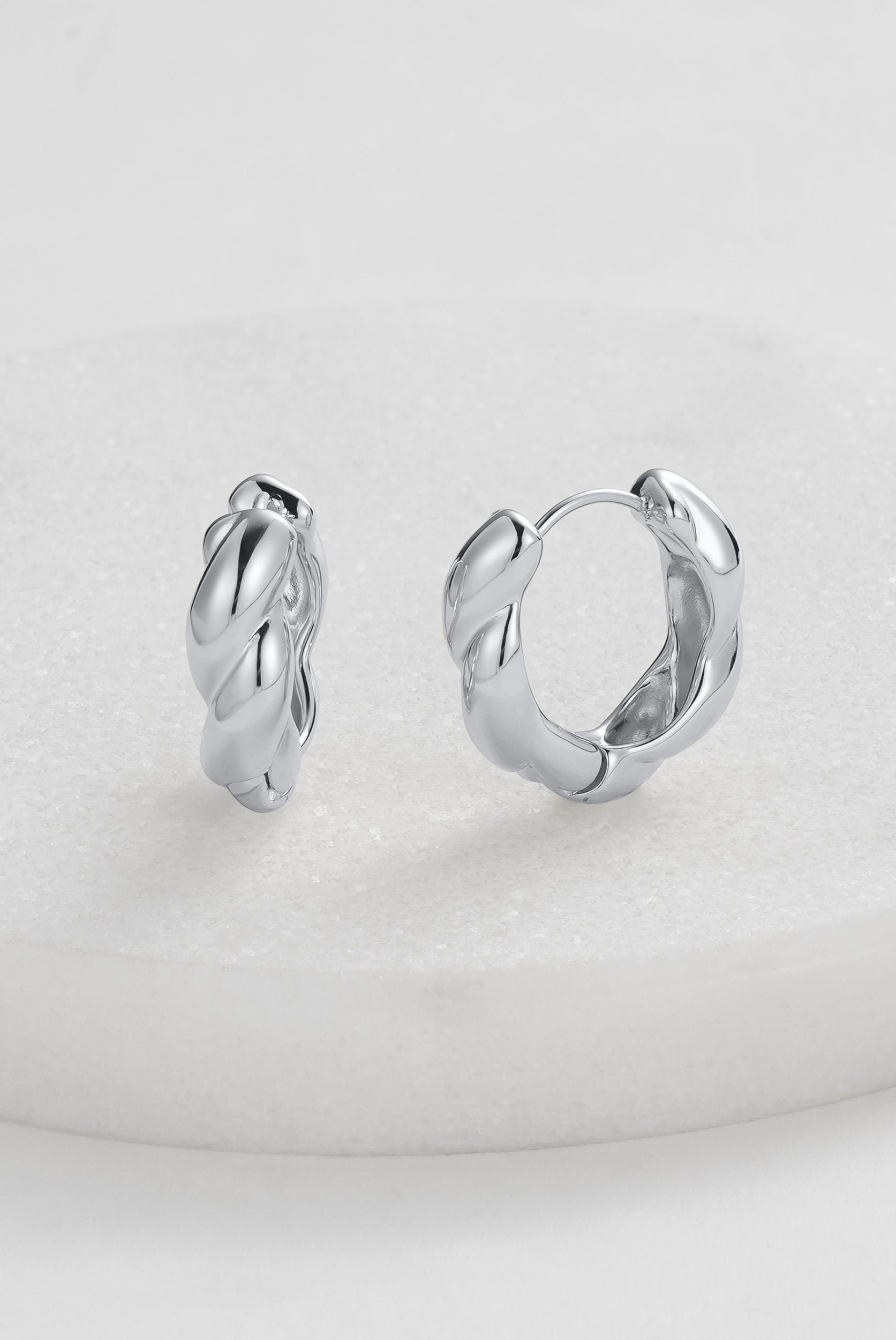 Maya Hoops - Silver