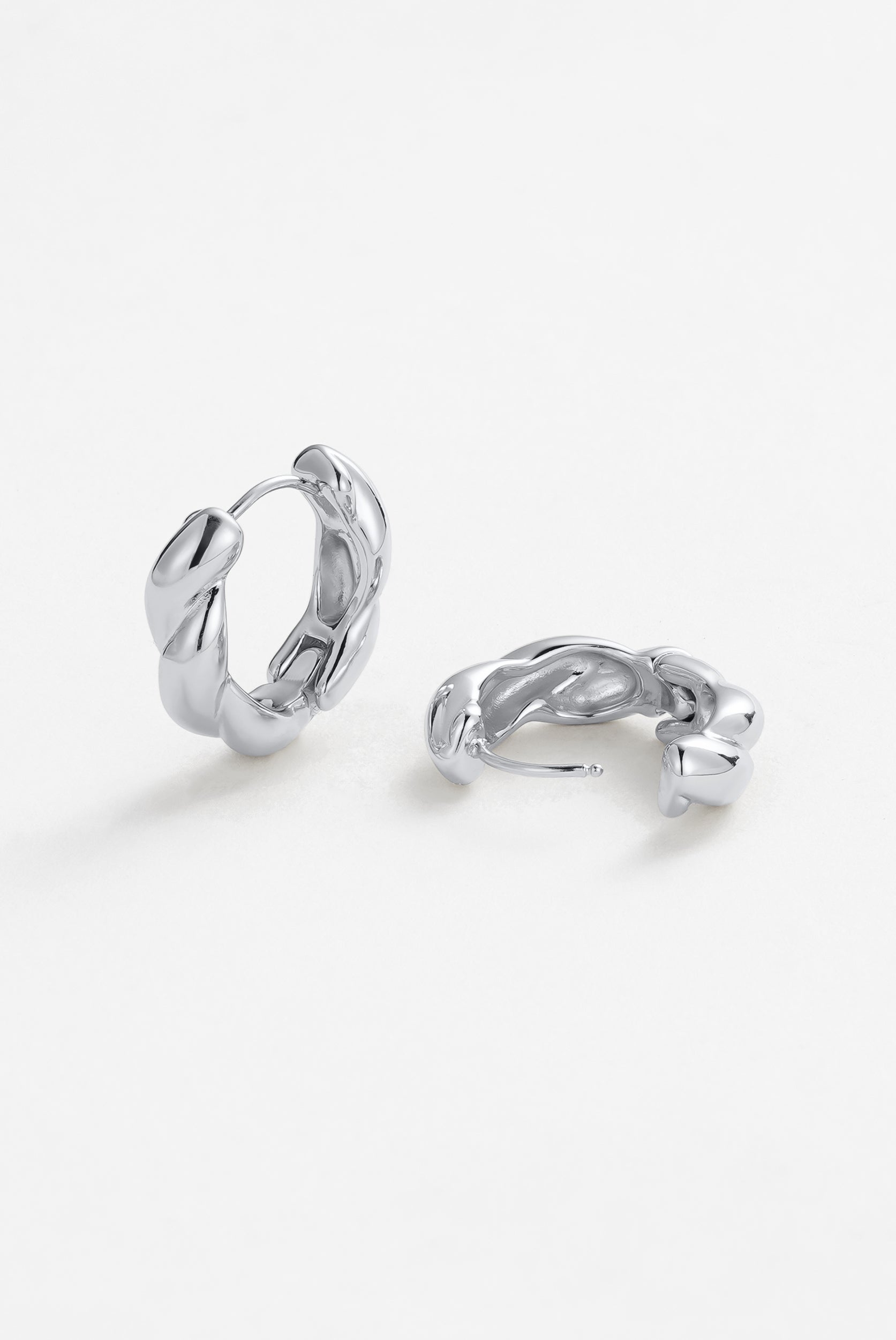 Maya Hoops - Silver