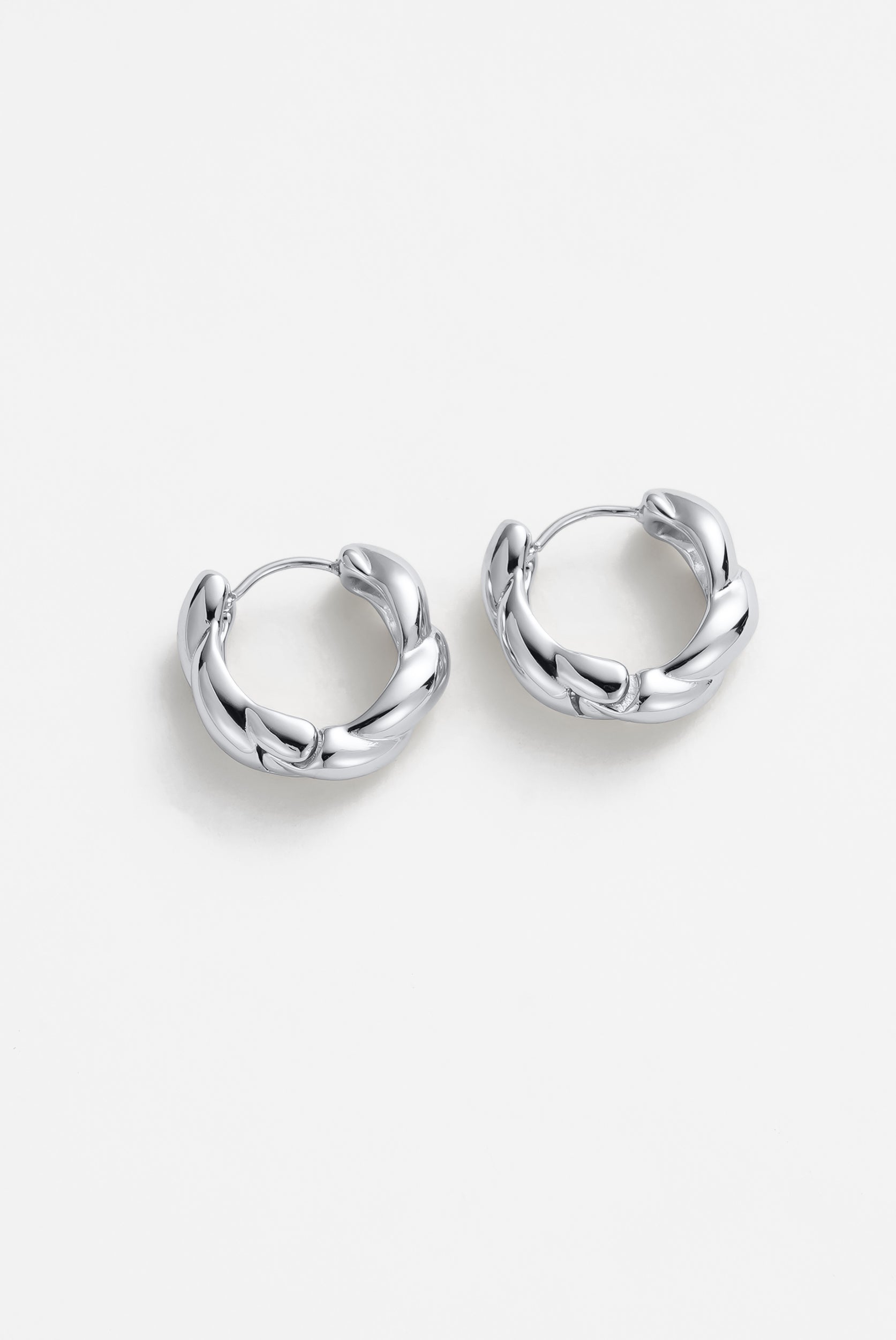 Maya Hoops - Silver