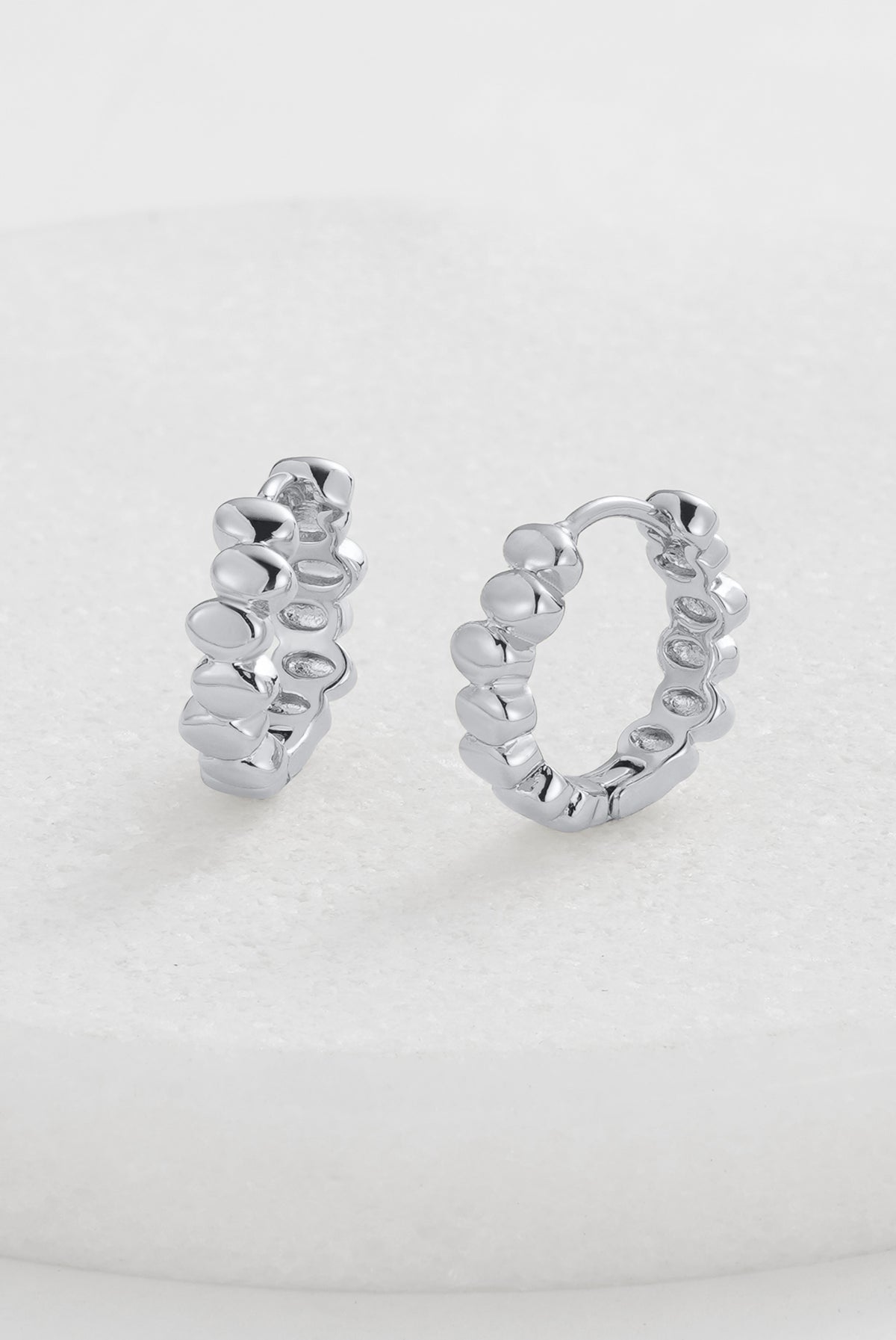 Silver Bailey Huggie — Zafino Australia (6 of 6)