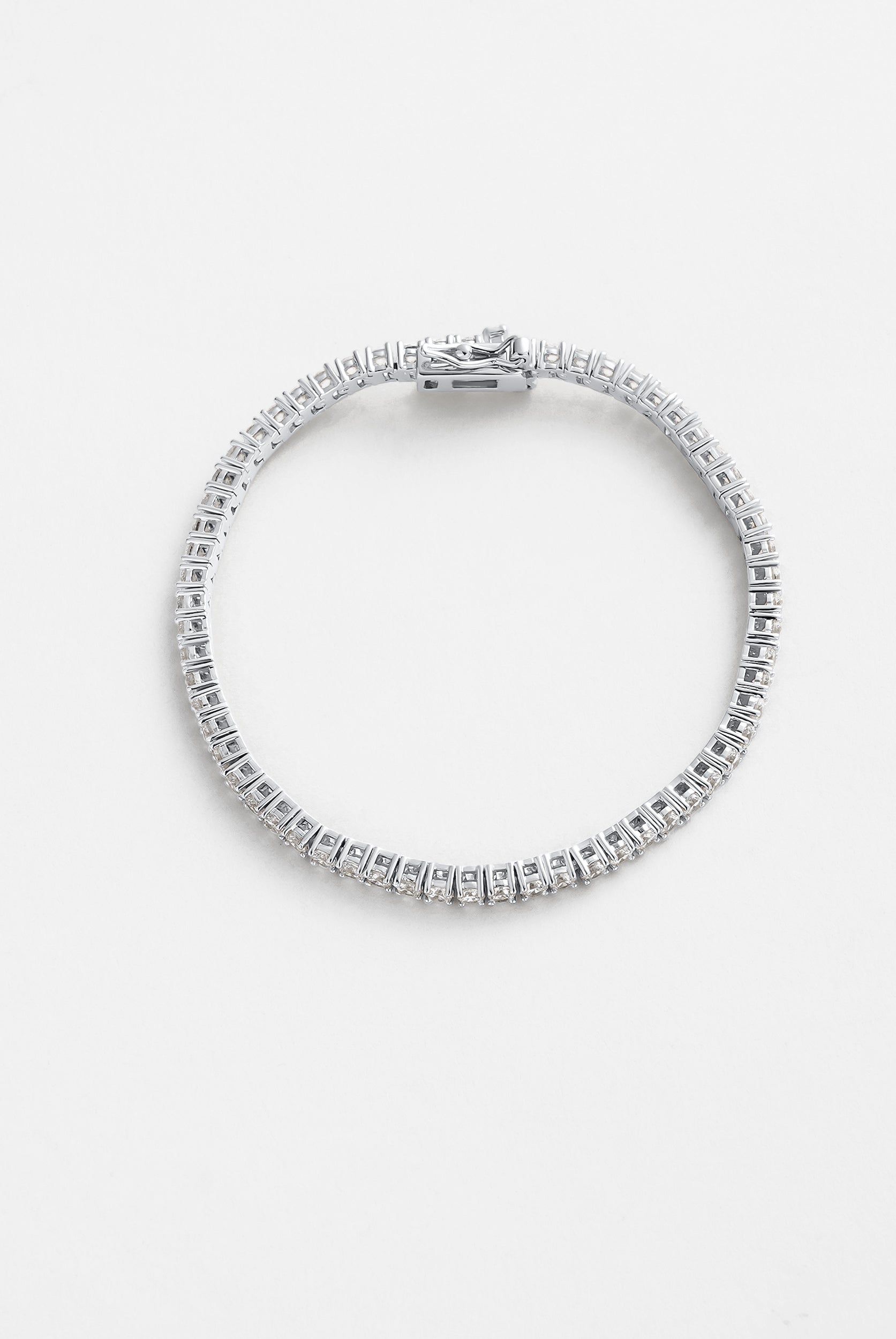 Dani Tennis Bracelet - Silver