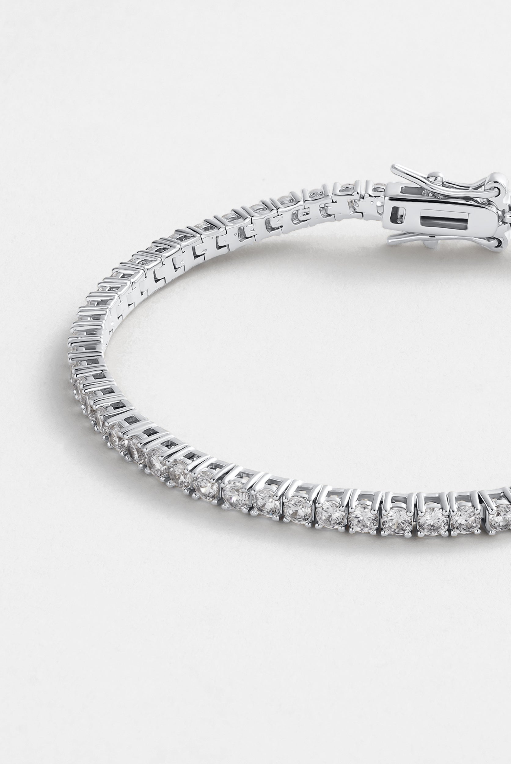 Dani Tennis Bracelet - Silver