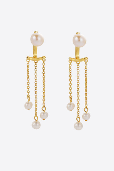 Elise Pearl Earring - Gold