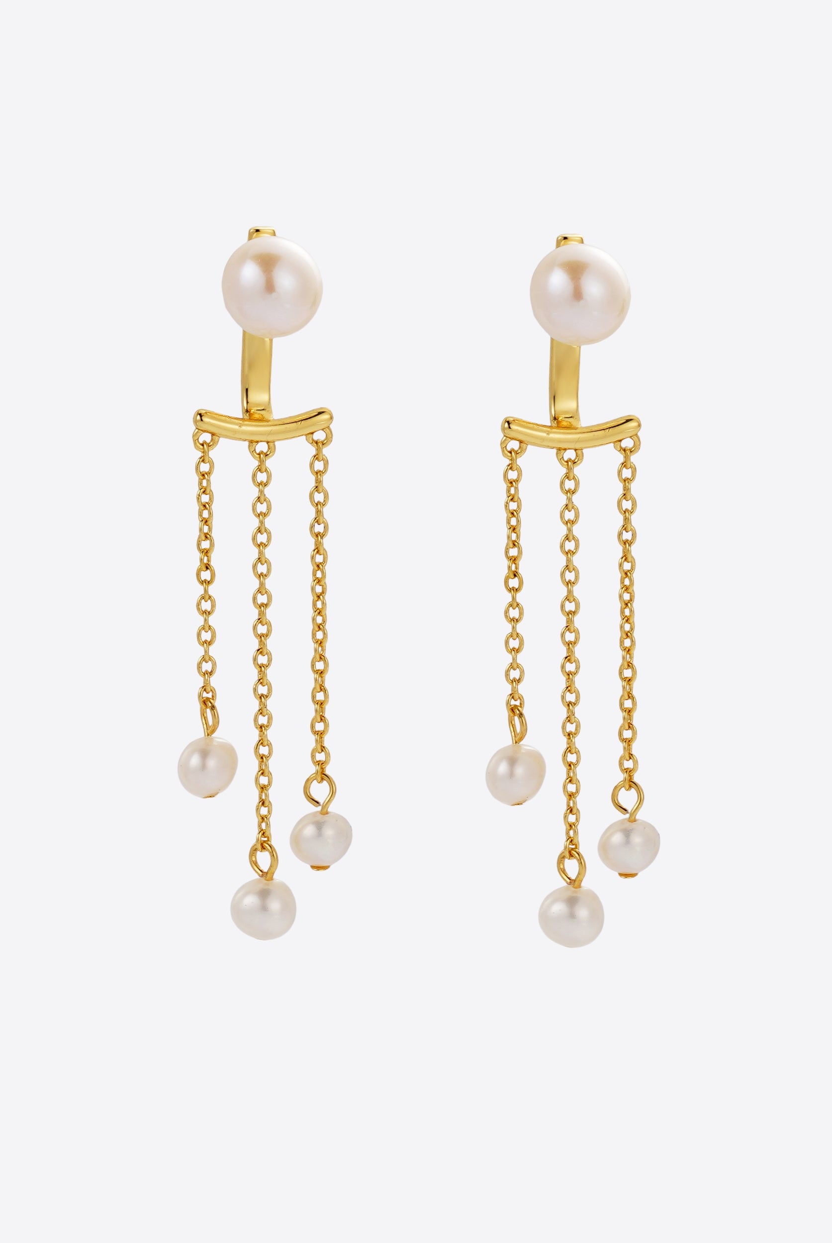 Elise Pearl Earring - Gold