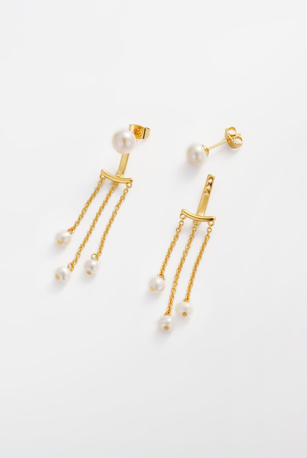 Gold Elise Pearl Earring — Zafino Australia (3 of 5)
