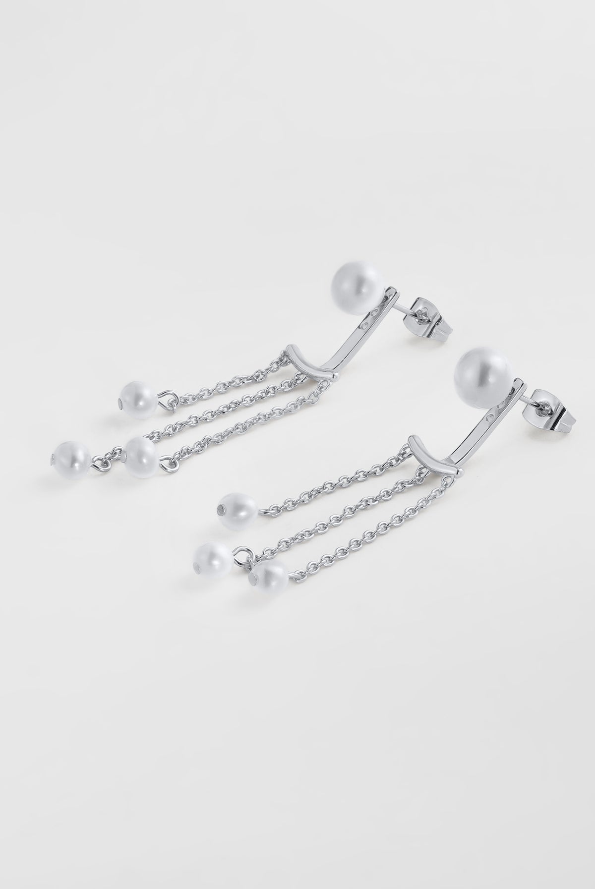 Silver Elise Pearl Earring — Zafino Australia (4 of 5)
