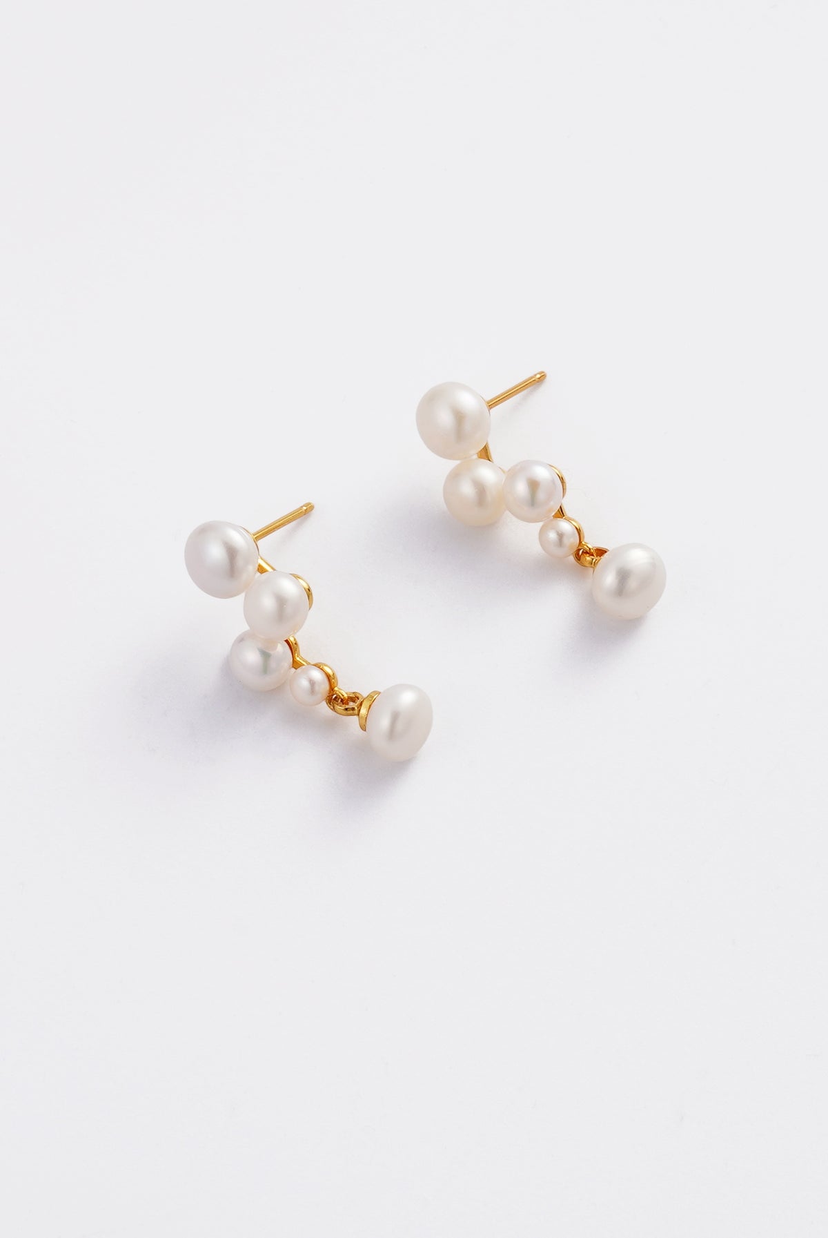 Gold Luna Pearl Earring — Zafino Australia (4 of 5)