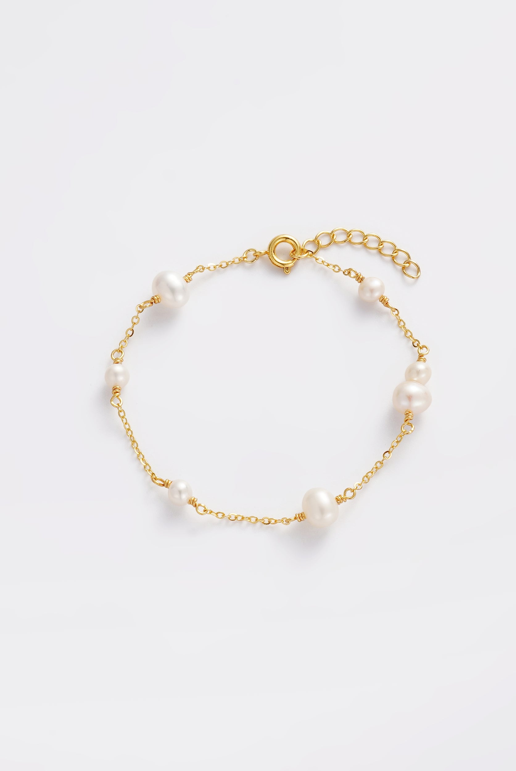 Luna Pearl Bracelet - Gold