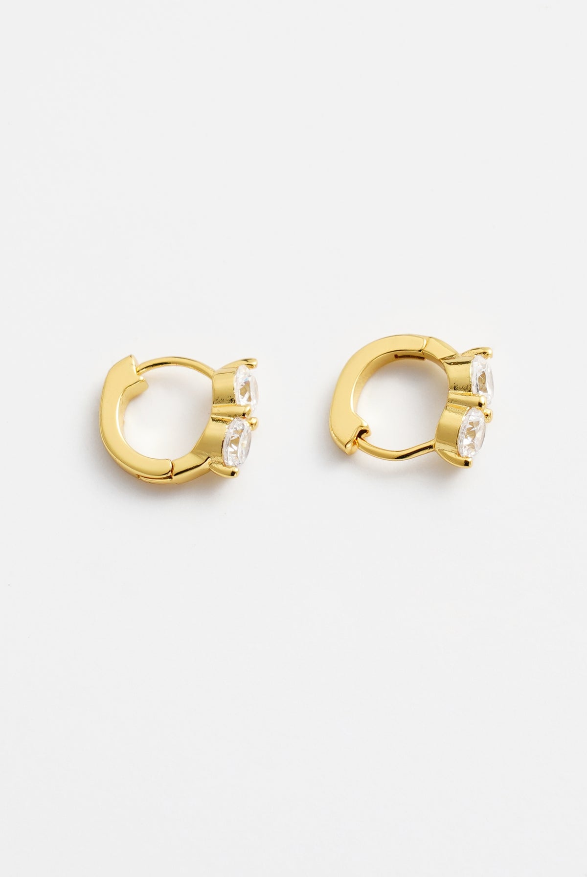 Gold Zoe Huggie — Zafino Australia (4 of 5)
