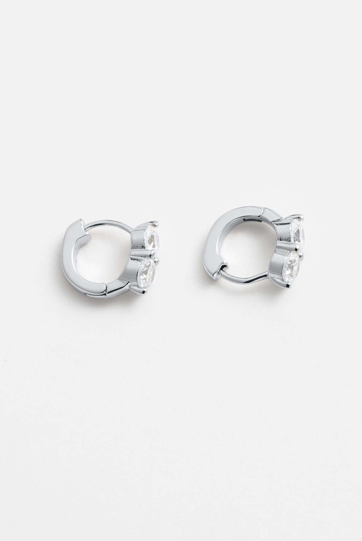 Silver Zoe Huggie — Zafino Australia (4 of 5)
