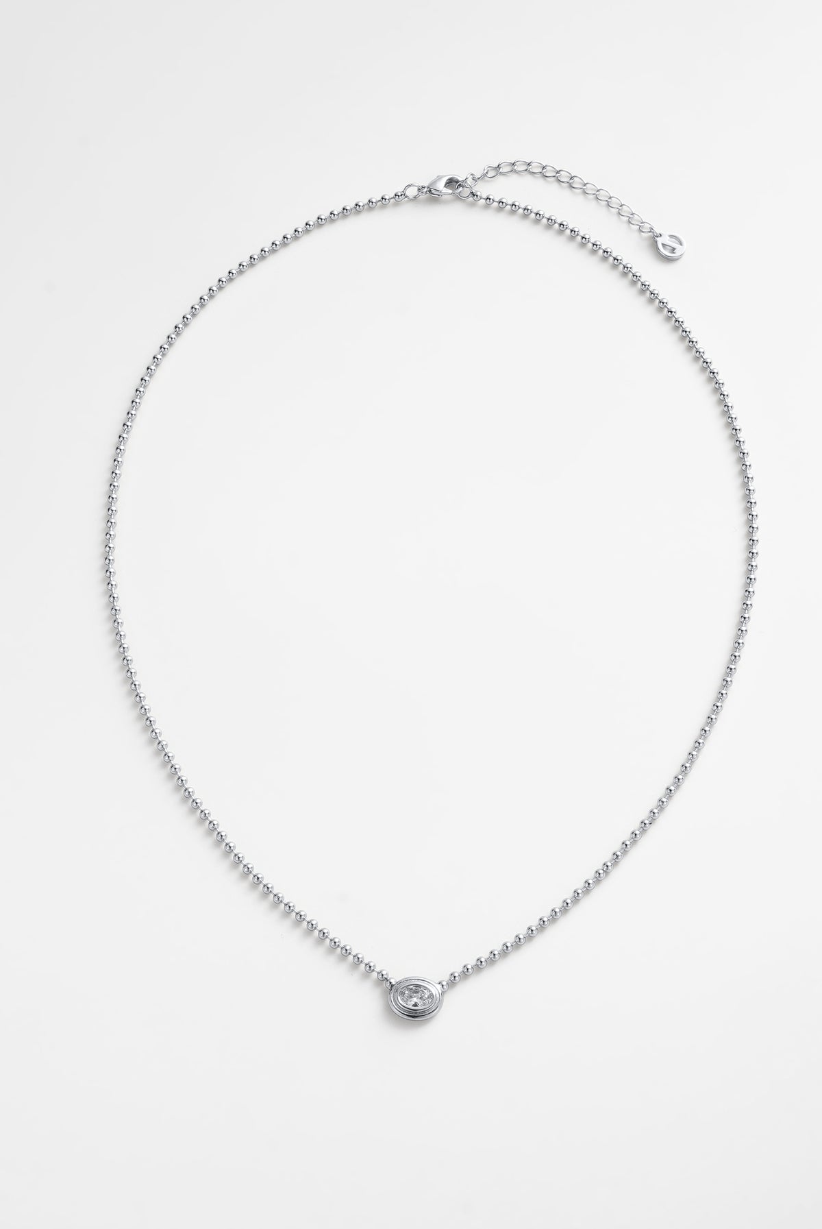 Silver Zoe Necklace — Zafino Australia (5 of 5)