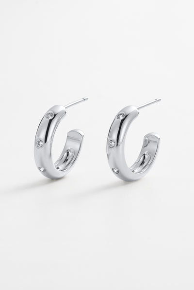 Talia Hoop - Silver