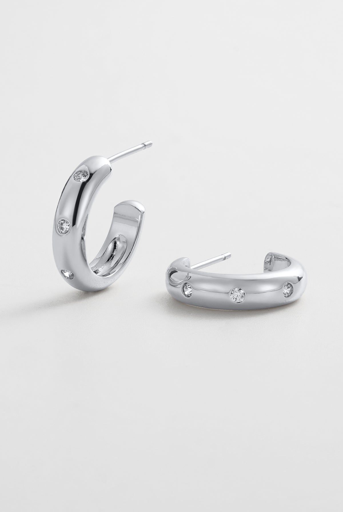 Silver Talia Hoop — Zafino Australia (5 of 5)