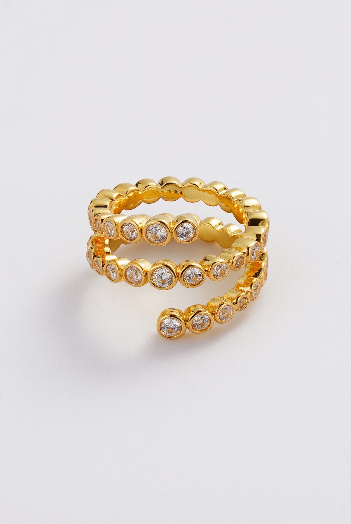 Gold Zoe Ring & Necklace Stack — Zafino Australia (2 of 3)
