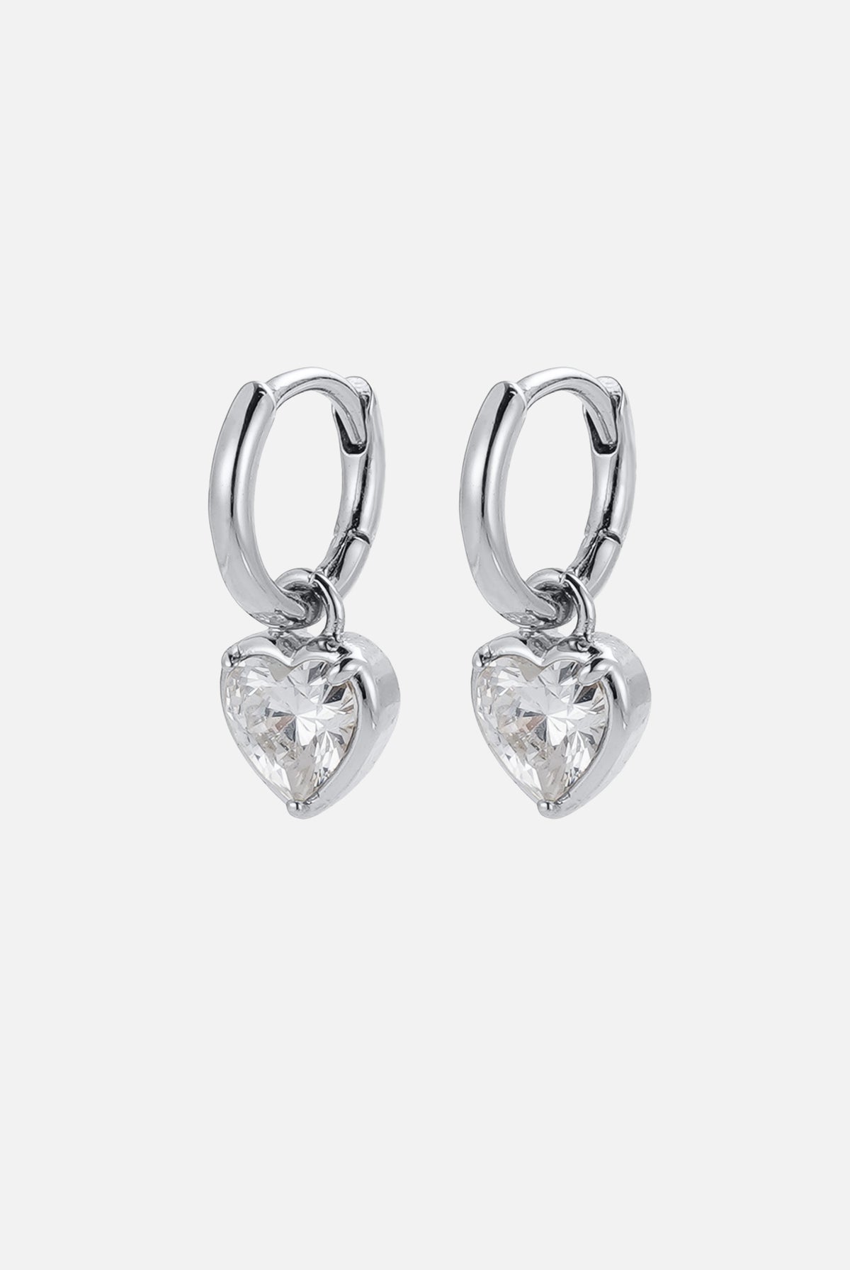 Amor & Zoe Huggie Stack - Silver