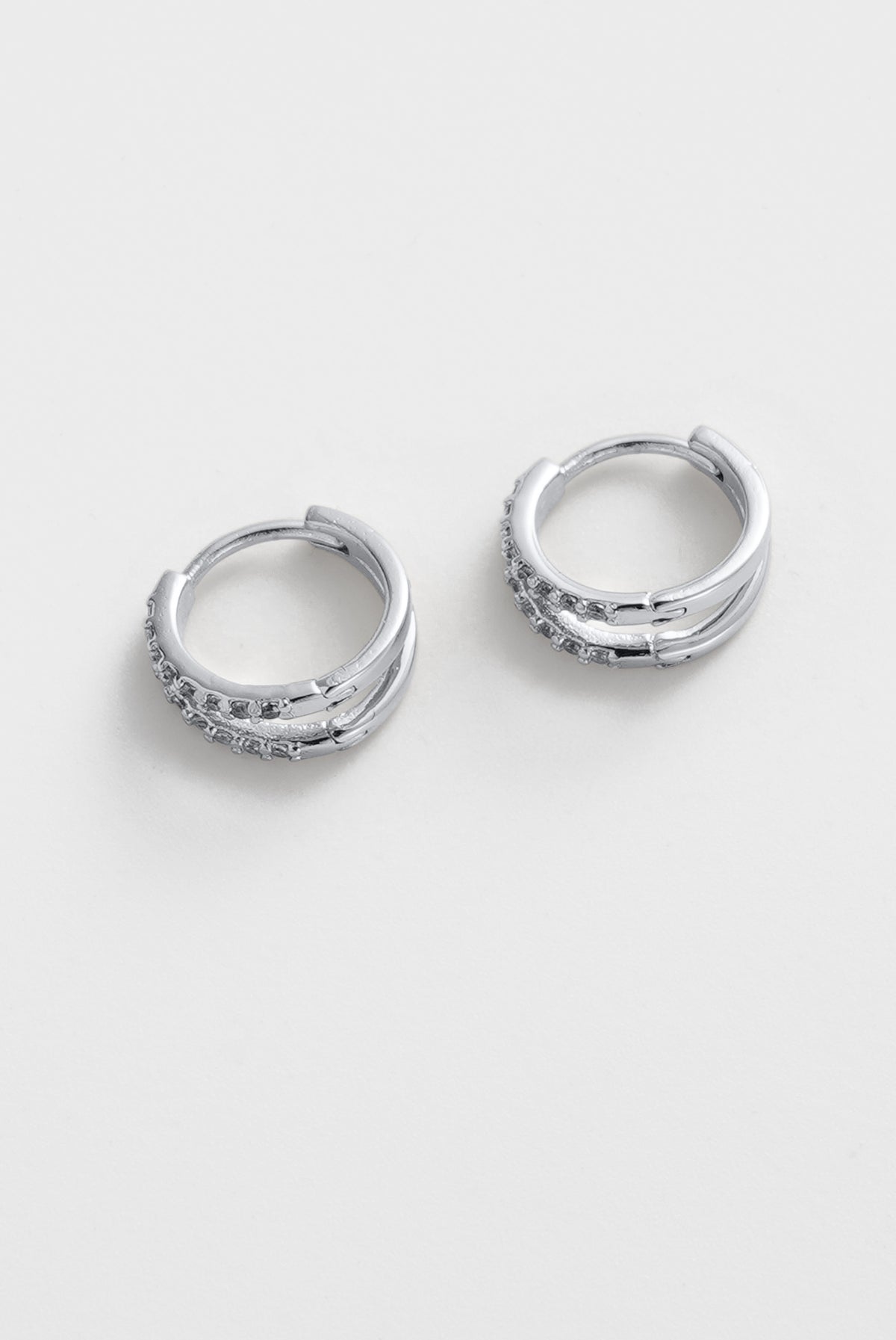Silver Celia Huggie — Zafino Australia (4 of 4)