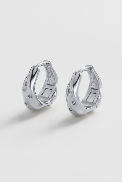 June Hoop - Silver