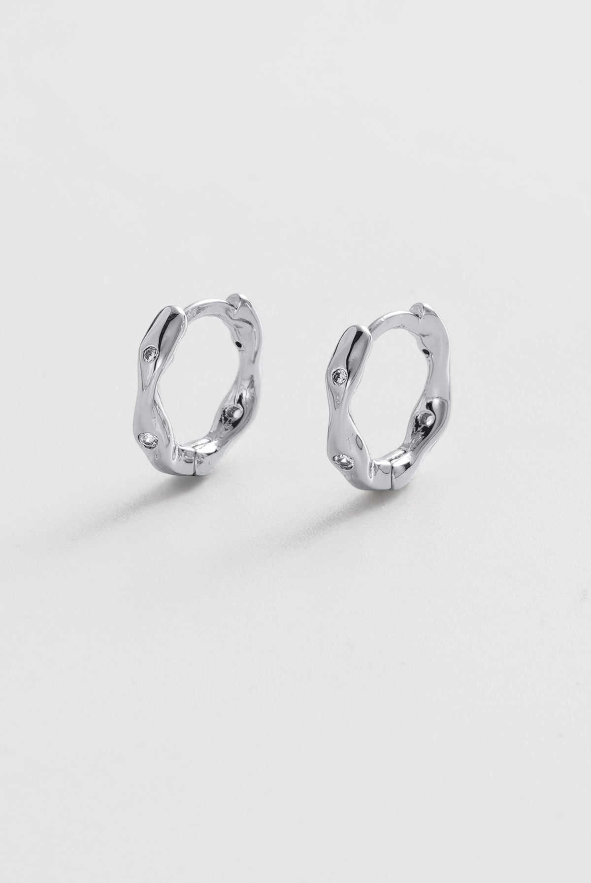 Silver June Huggie — Zafino Australia (1 of 4)