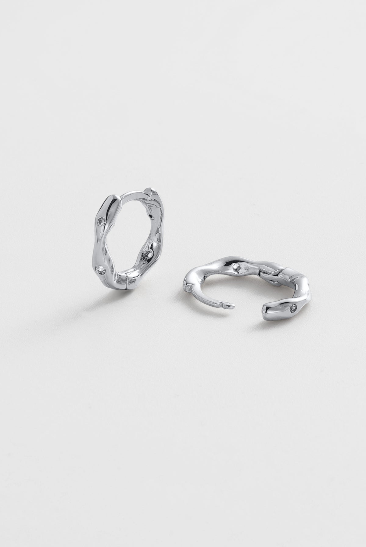 Silver June Huggie — Zafino Australia (2 of 4)
