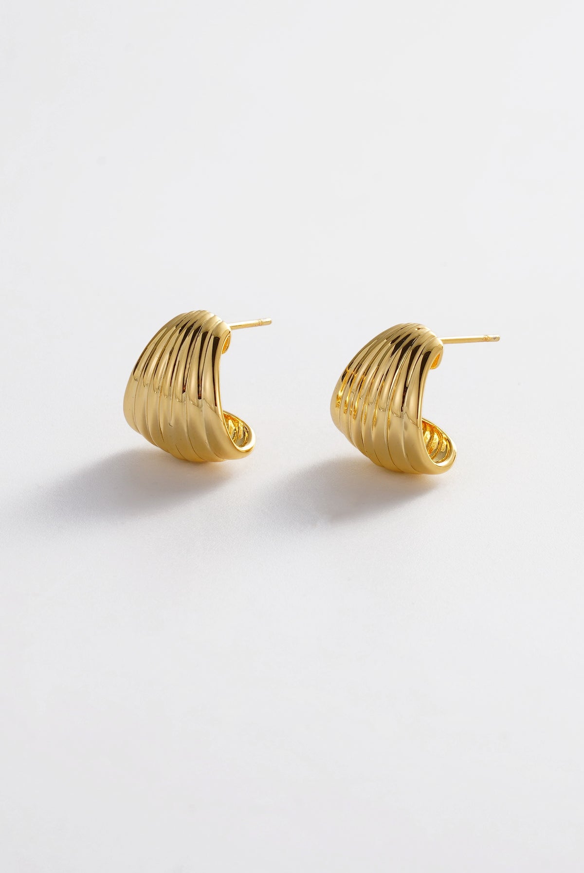 Gold Sasha Hoop - Medium / Gold — Zafino Australia (6 of 6)