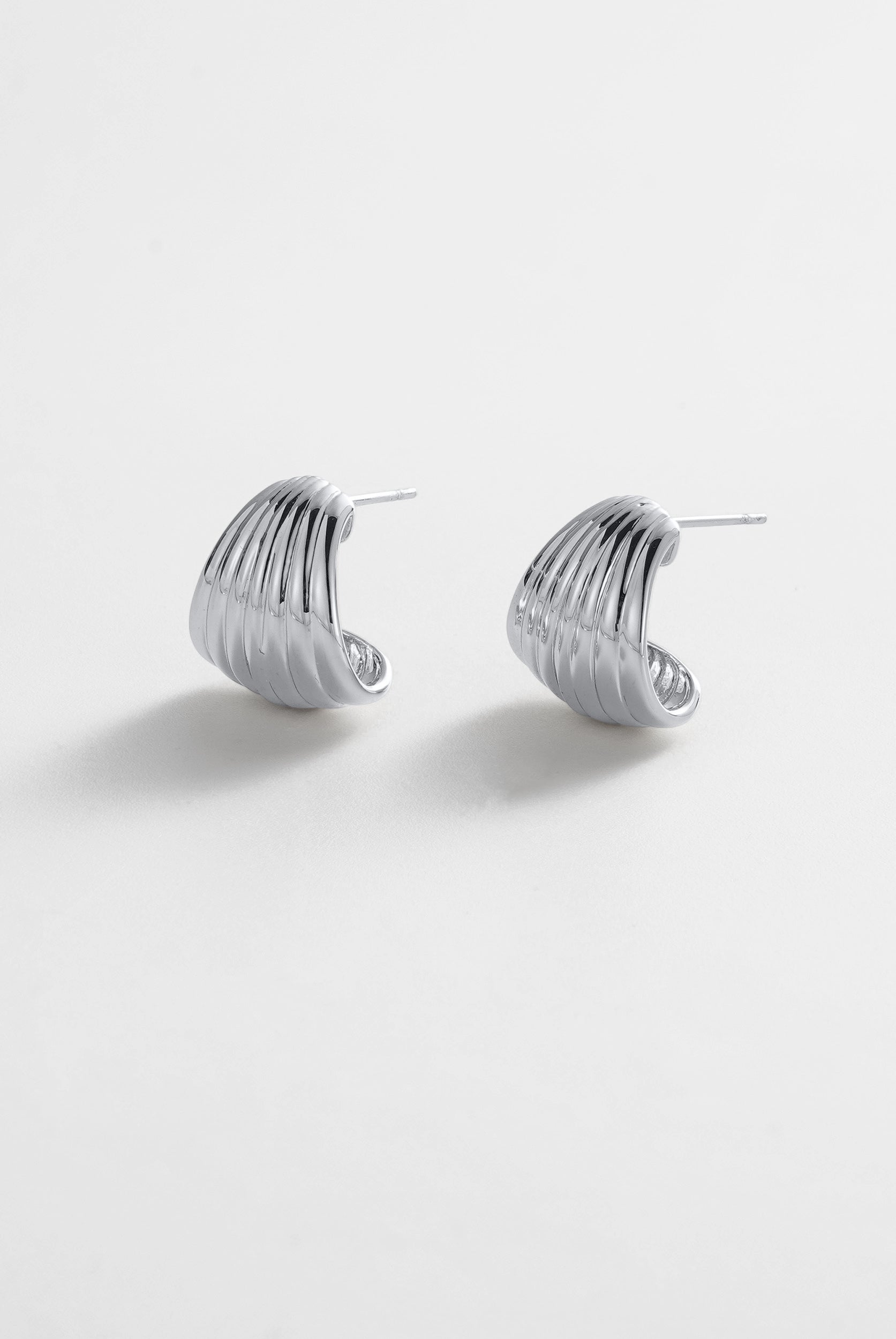 Sasha Hoop - Medium / Silver