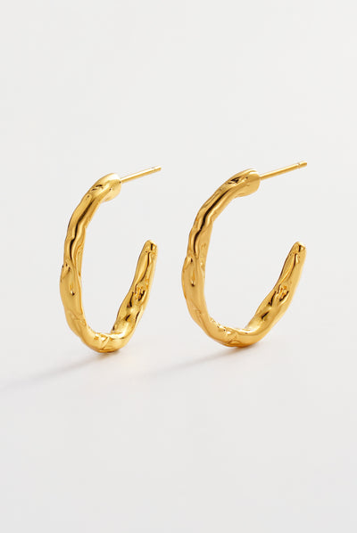 Alessia Hoop Large - Gold