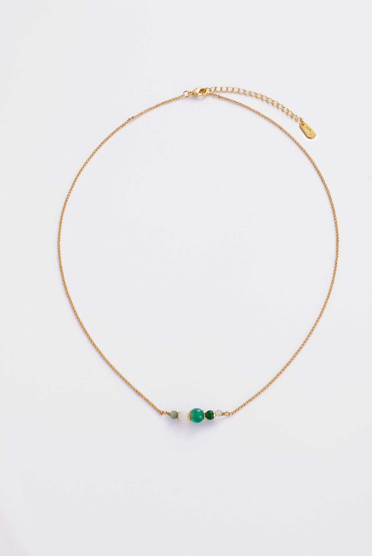 Luna Pendant & Amelia Necklace Stack - Gold