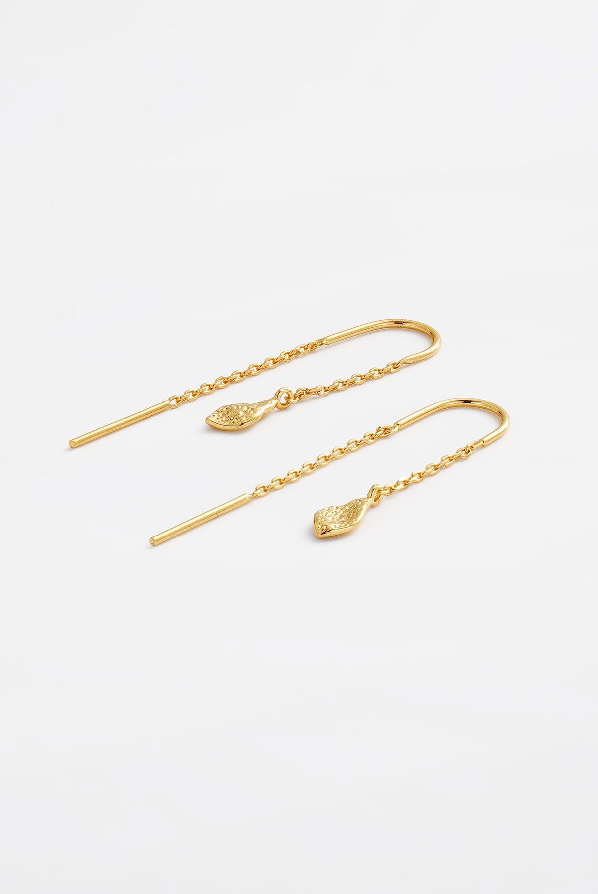 Eden Thread Earring - Gold