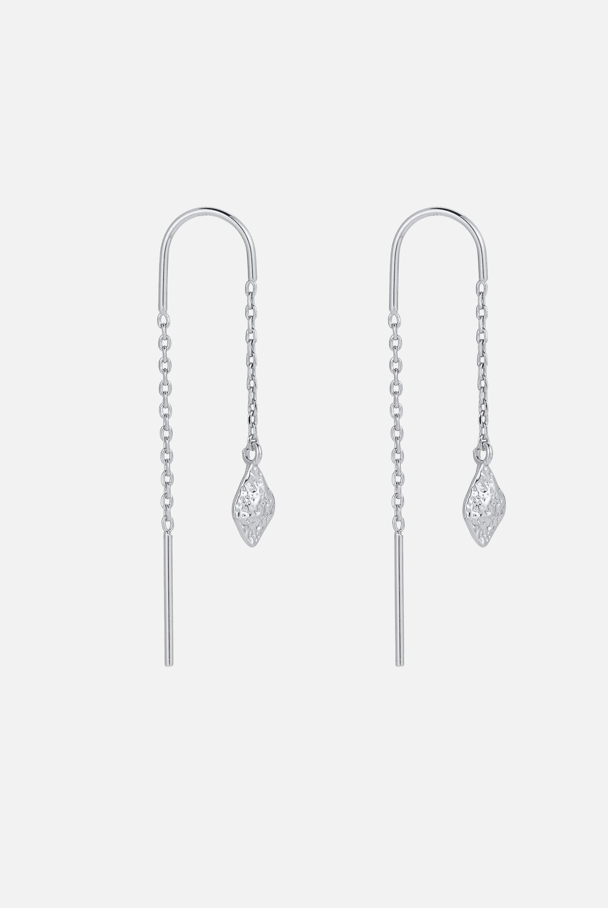 Eden Thread Earring - Silver