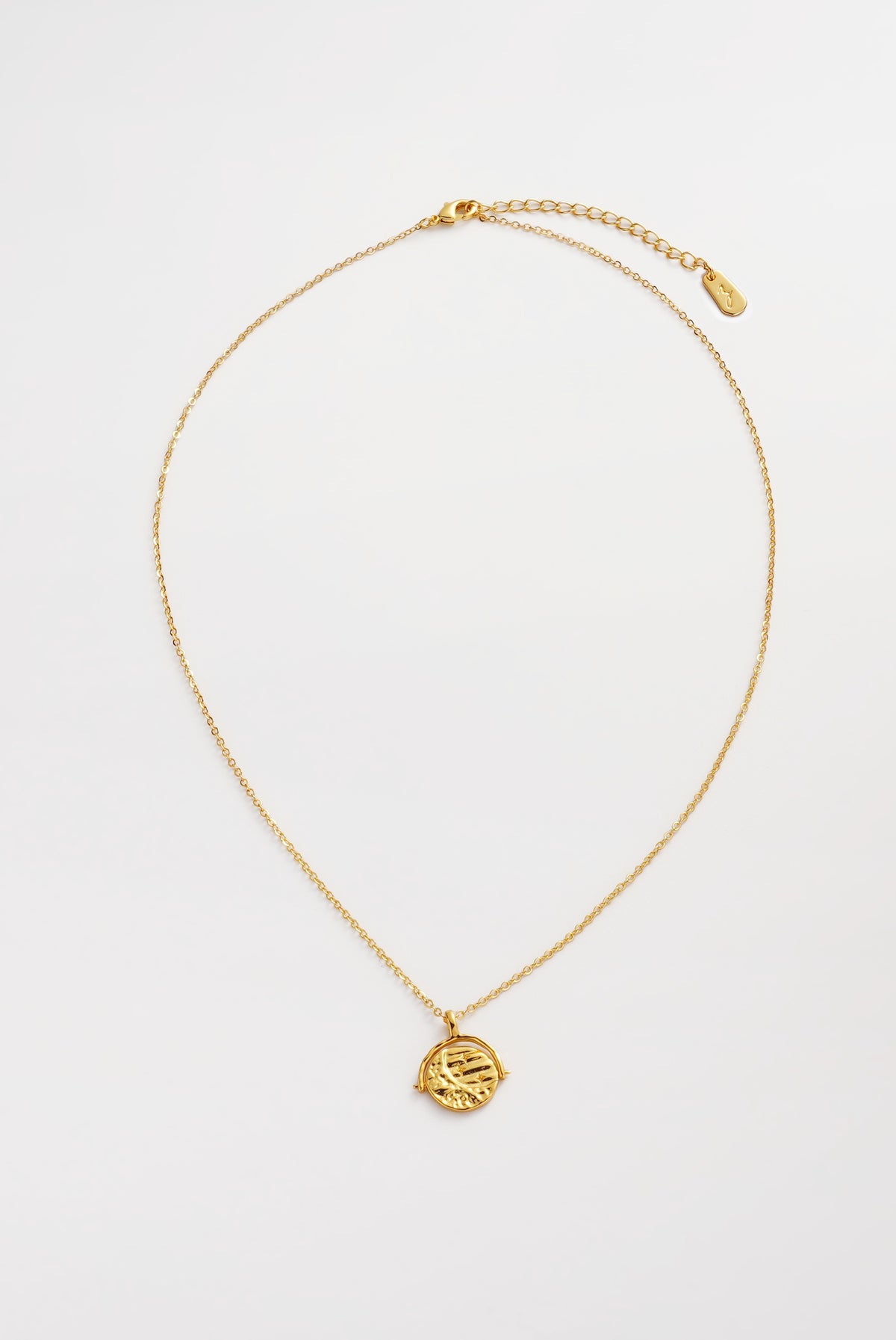 Luna Pendant & Amelia Necklace Stack - Gold