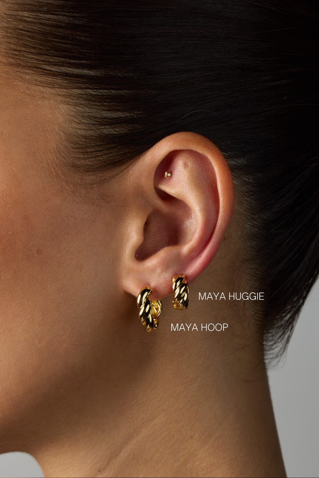Maya Huggies - Silver