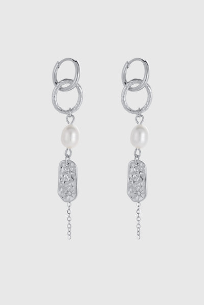 Amara Drop Earring - Silver