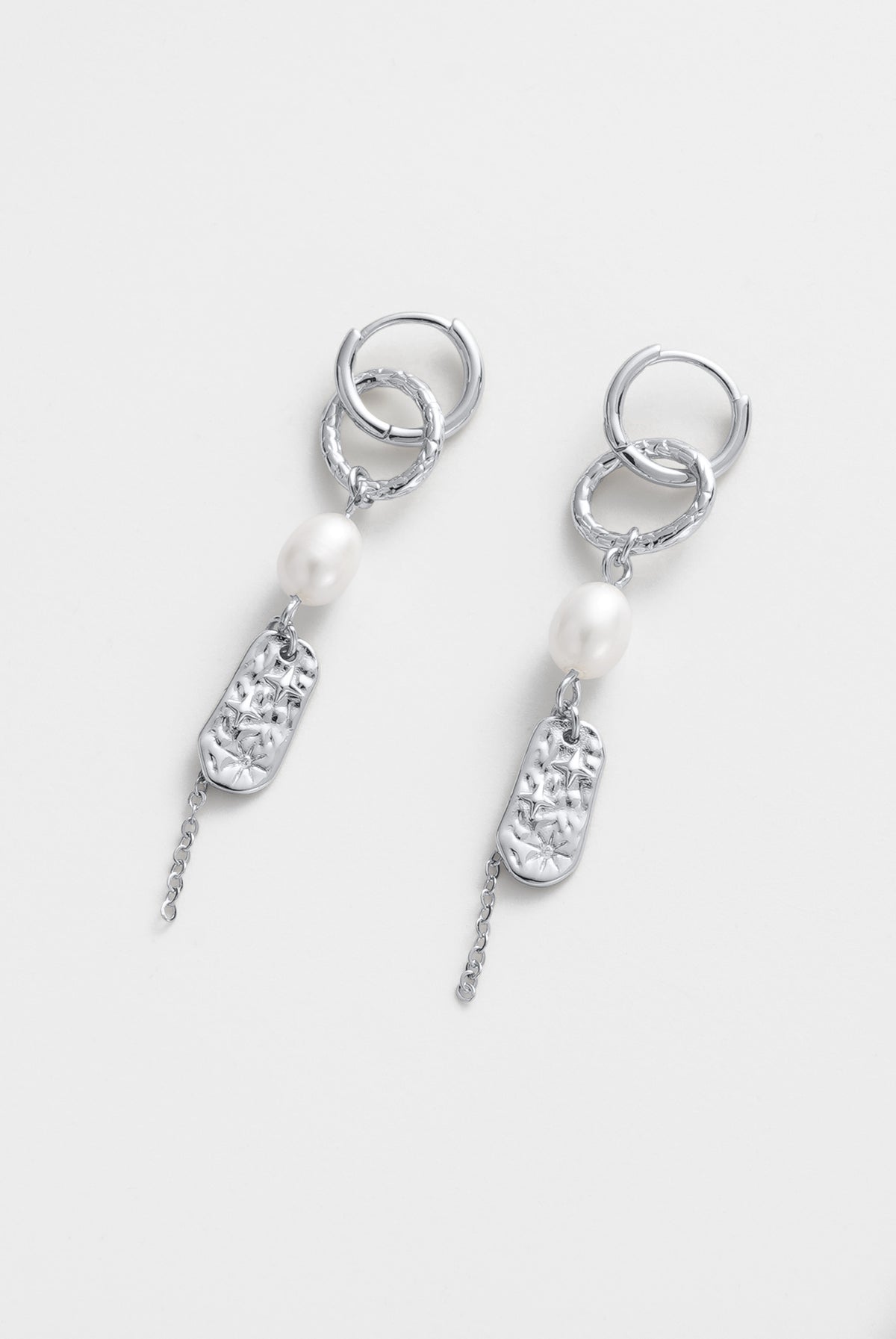 Amara Drop Earring - Silver